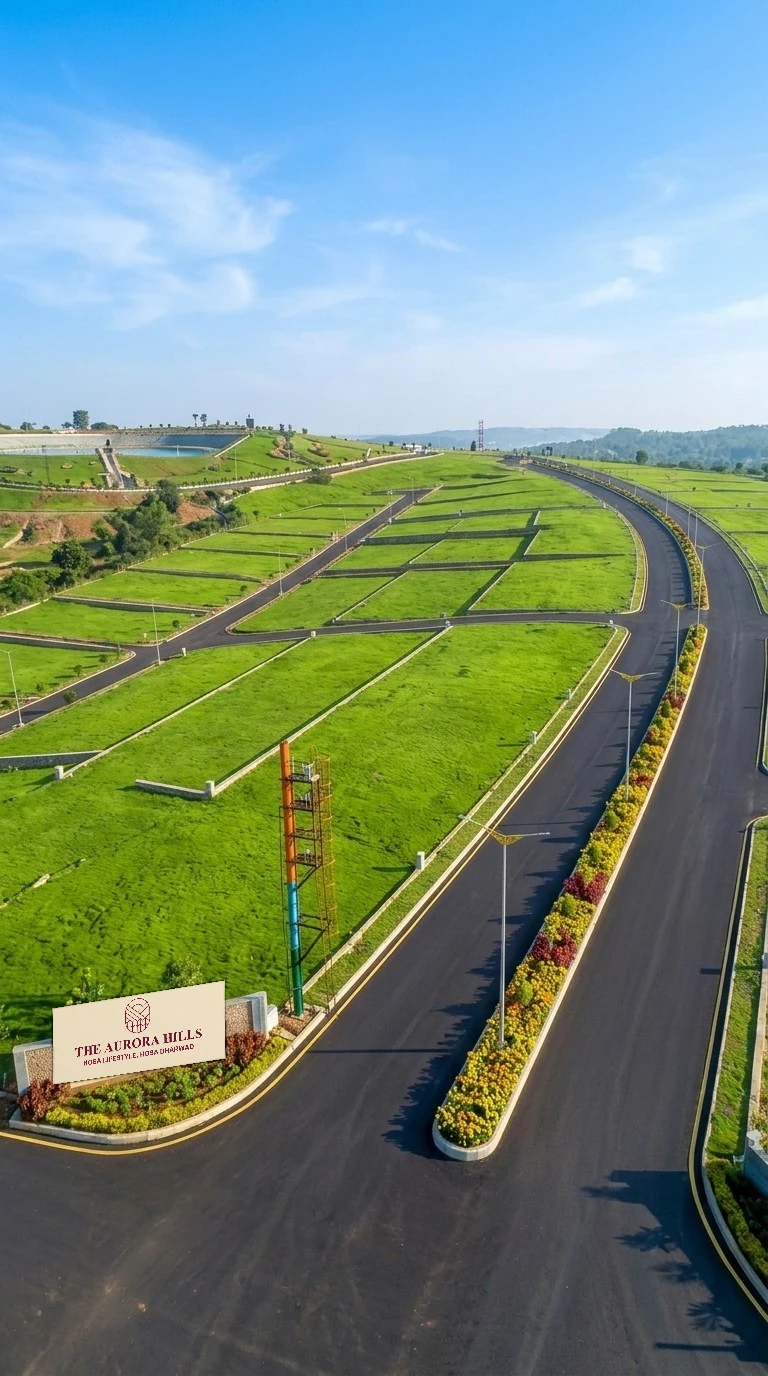 The Aurora Hills Plotted Villa Sanctuary Dharwad (Mobile)