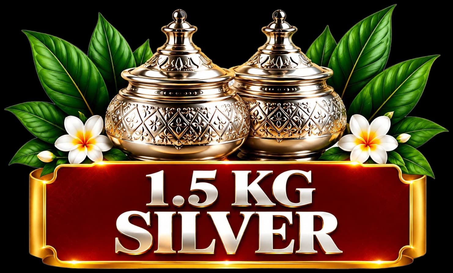 1.5 KG Silver Auspicious Festive Scheme - The Aurora Hills 30x50 Plot