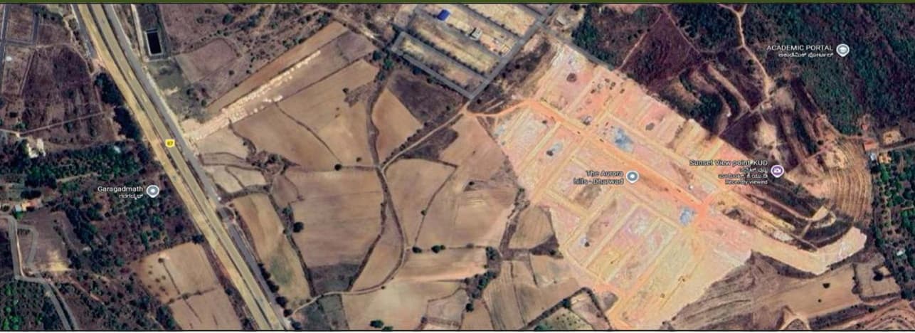 The Aurora Hills Dharwad City Connectivity Map