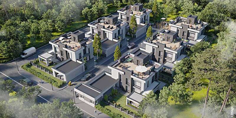 Residential real estate refers to properties designed for people to live in.